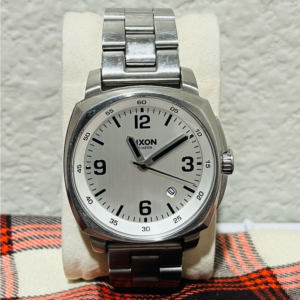 Nixon stainless steel watch